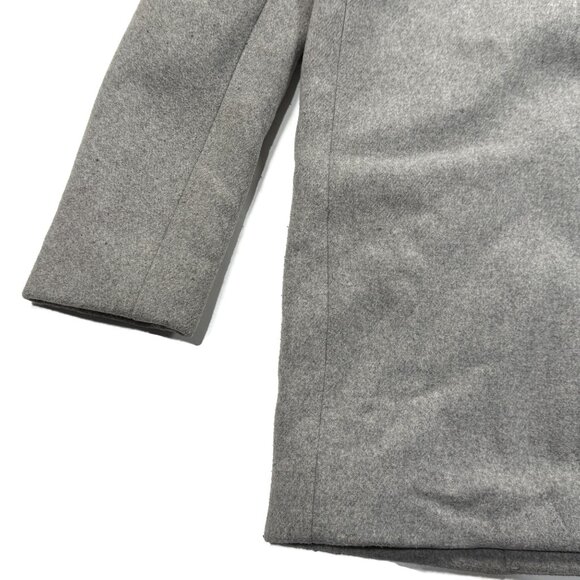 J Crew City Coat Womens 6 Petite 6P Gray Wool Blend‎ Zip Pockets F5455 - Picture 9 of 11